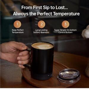 Muggo 12 oz Self-Heating Coffee Mug